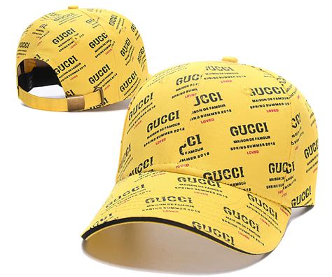 cool curved hats gucci|gucci fitted hat.